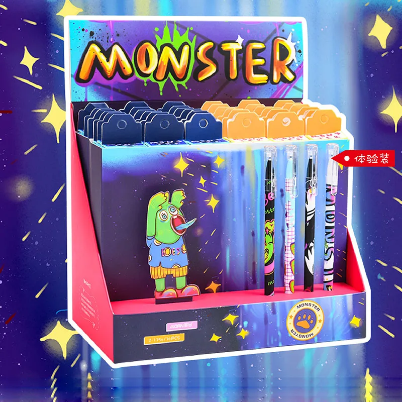 

Гелевая ручка в виде монстра с черными чернилами, 48 шт./лот, 0,5 мм