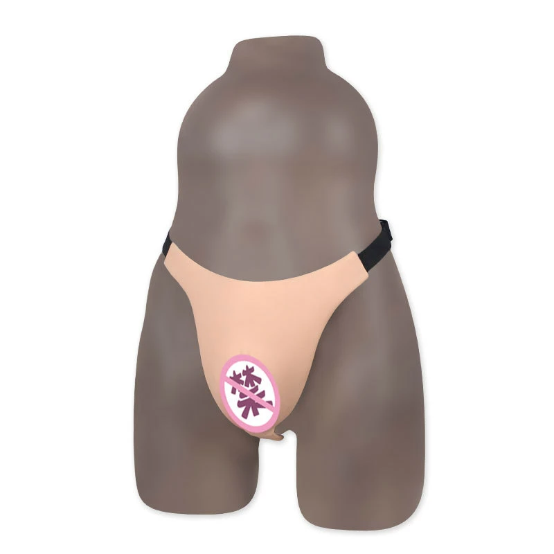 Новинка силиконовые стринги псевдодевушки CD Трансвестит брюки крышки нижней