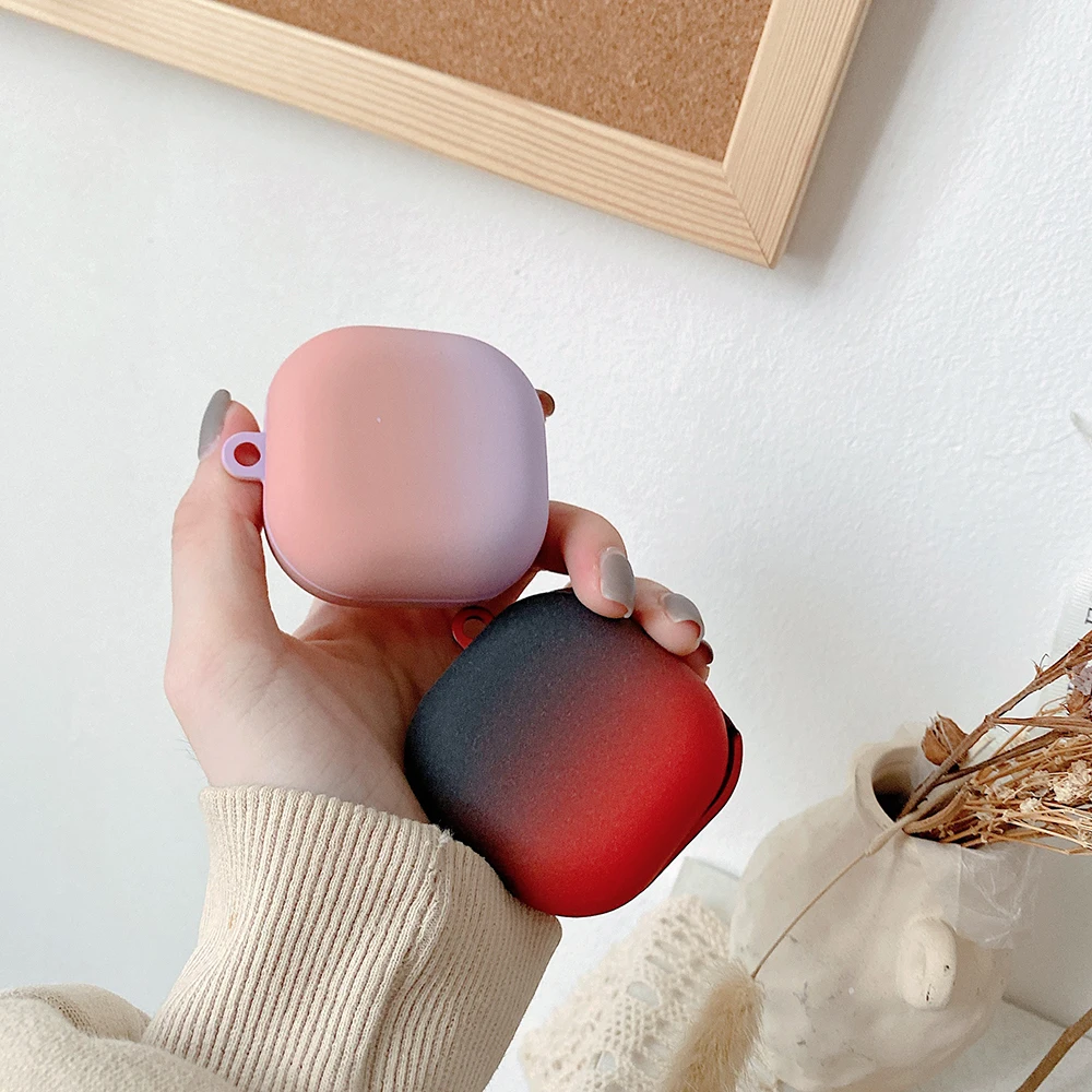 

Gradient colour Matte Hard Plastic Case for Samsung Galaxy Buds Live Earphone Headset Protective Cover for Galaxy Buds Live Case