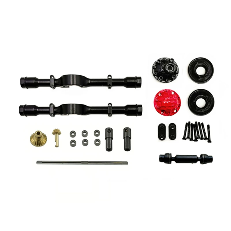 

Запчасти WPL D12 для радиоуправляемых автомобилей 1/10, Модернизированная металлическая шестерня, задняя ось, корпус, приводной вал для игрушеч...