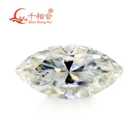 df gh ij color white marquise shape sic material moissanite loose gem stone qianxianghui