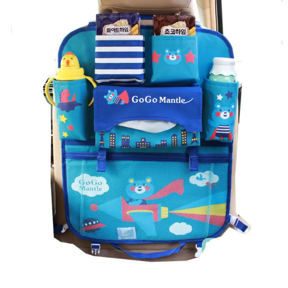 

Car Seat Organizer Universal Waterproof Car Seat Back Storage Hanging Bag Multi Pocket Cartoon Car Storage Bag Car Accessories