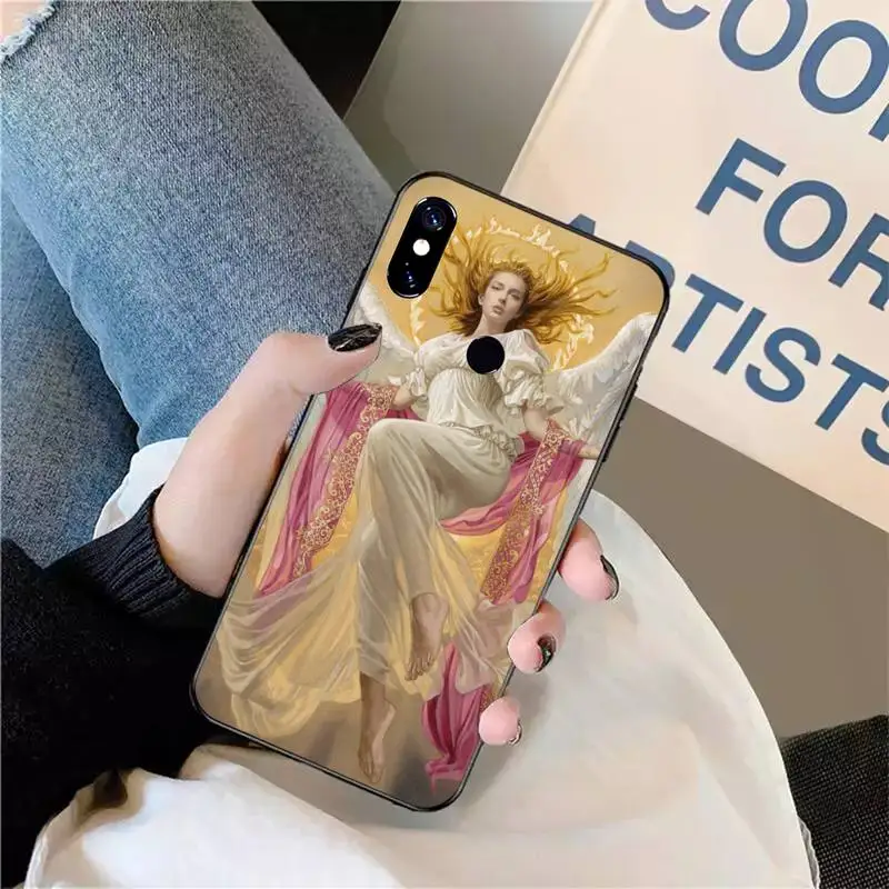 

Wing Angel Girls cartoon Phone Case For Xiaomi Redmi note 7 8 9 t max3 s 10 pro lite coque funda shell cover