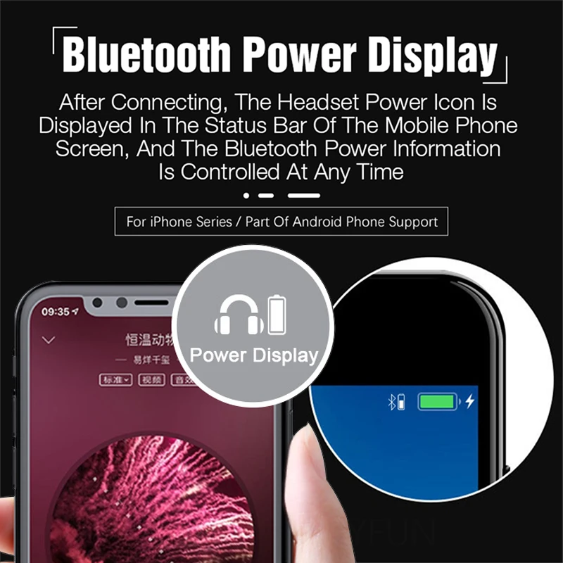 Беспроводные наушники i7s TWS Bluetooth вкладыши мини стереонаушники с зарядным