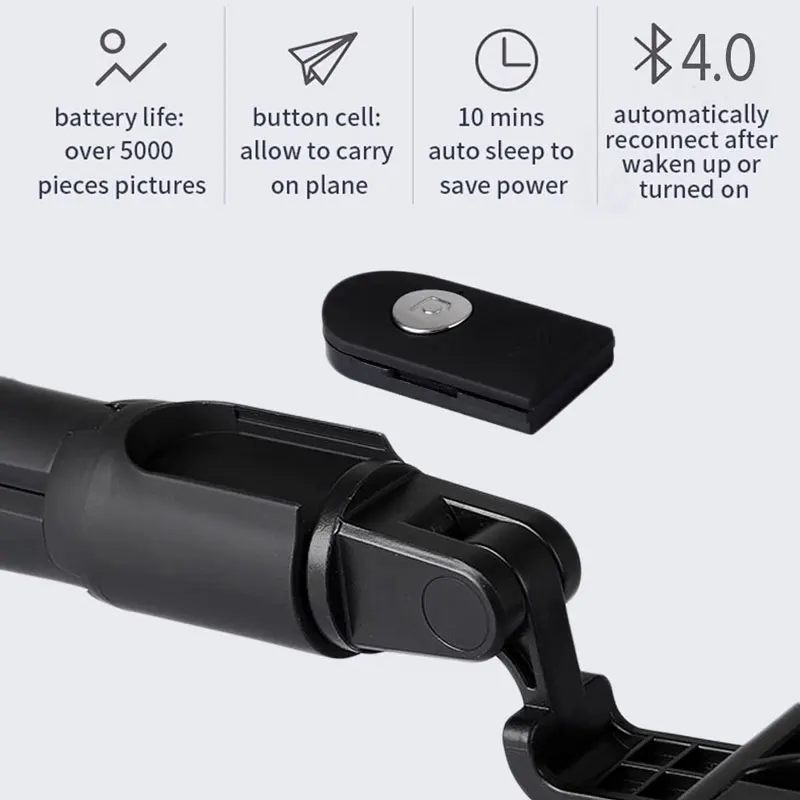 

3 In1 Wireless Bluetooth Selfie Stick With Tripod Stabilizer Selfie Selfie Stick Smartphone Selfie-stick Phone For Iphone Camera
