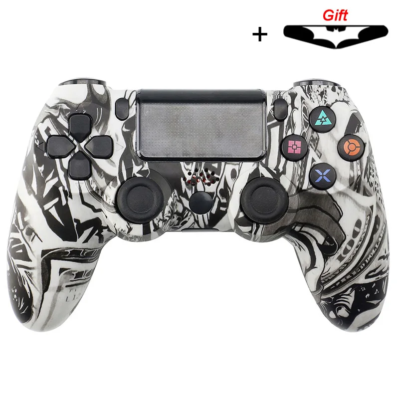 1 Bluetooth беспроводной/проводной контроллер для sony PS4 Геймпад Джойстик геймпады для PS3 консоли для Win 7/8/X - Цвет: 1
