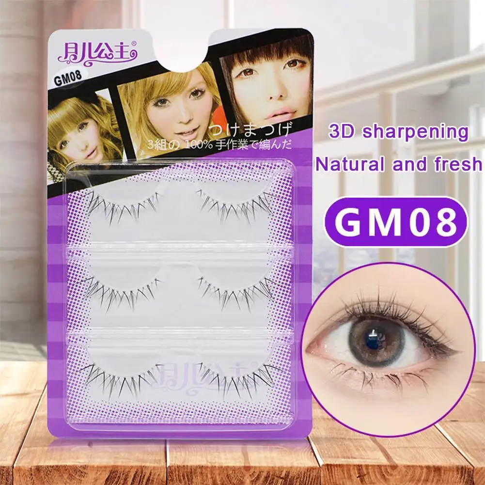 

3 пары 3D накладные ресницы для макияжа, накладные ресницы, натуральные длинные объемные пушистые ресницы Wispies, инструменты для наращивания р...