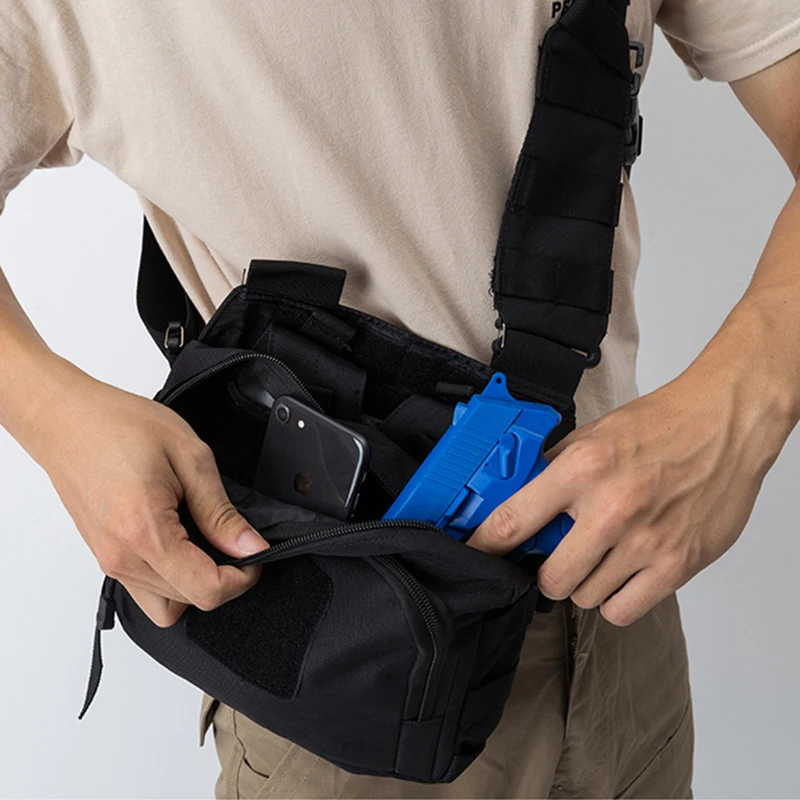 Тактический Слинг-Сумка военный страйкбол Молл рюкзак армейский штурмовый