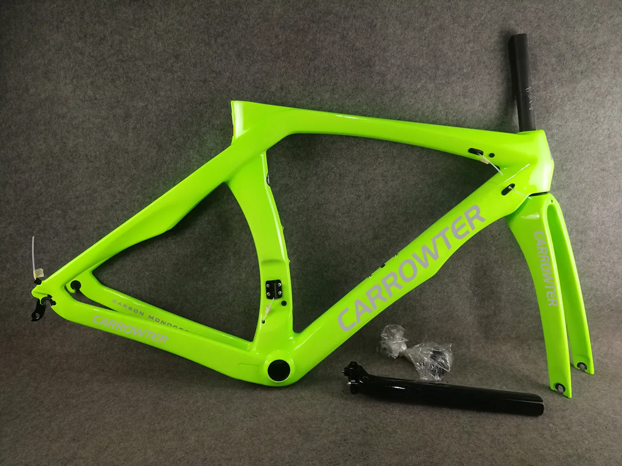 

Silver Logo Green T1000 UD Glossy RB1K THE ONE Carbon Road Frames Bicycle Frameset Ship XDB DPD UPS For EU