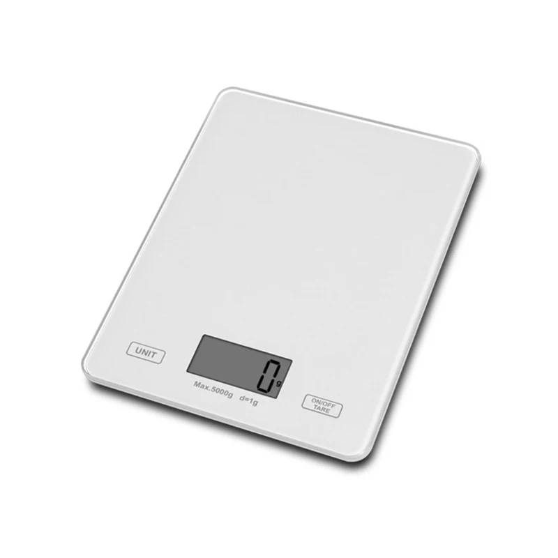 DIGOO DG-TGK1, цифровые весы из закаленного стекла, 1 г/5 кг, весы для еды, ультра тонкие, закаленное стекло, ЖК-дисплей, кухонный инструмент