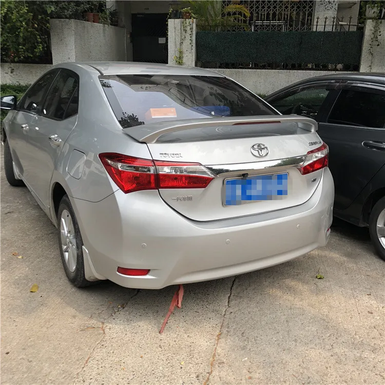 Спойлер для TOYOTA Corolla 2012-2016 высококачественный спойлер из АБС-пластика заднего