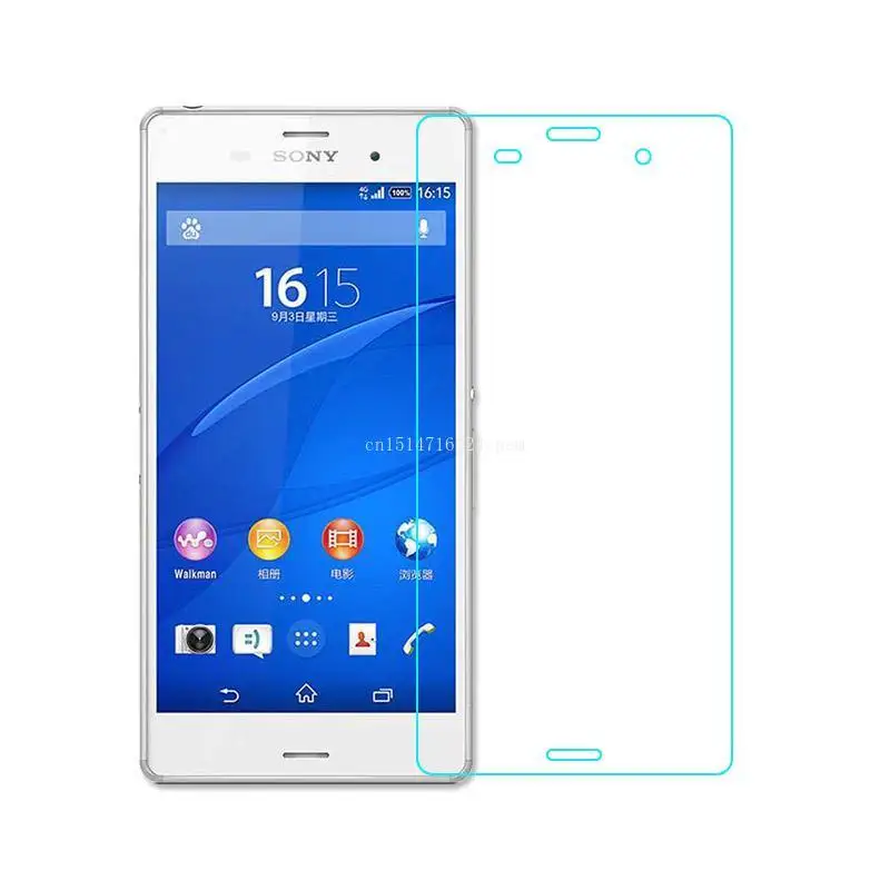 2 шт./лот 9H 0 3 мм 2.5D Закаленное стекло для Sony Xperia Z3 Compact Z1 Z2 Z4 Z5 Premium Противоударная