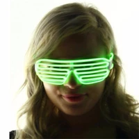creative glowing glasses boy girls for costume dj bright supplies light up led shutter glasses party supplies decoration