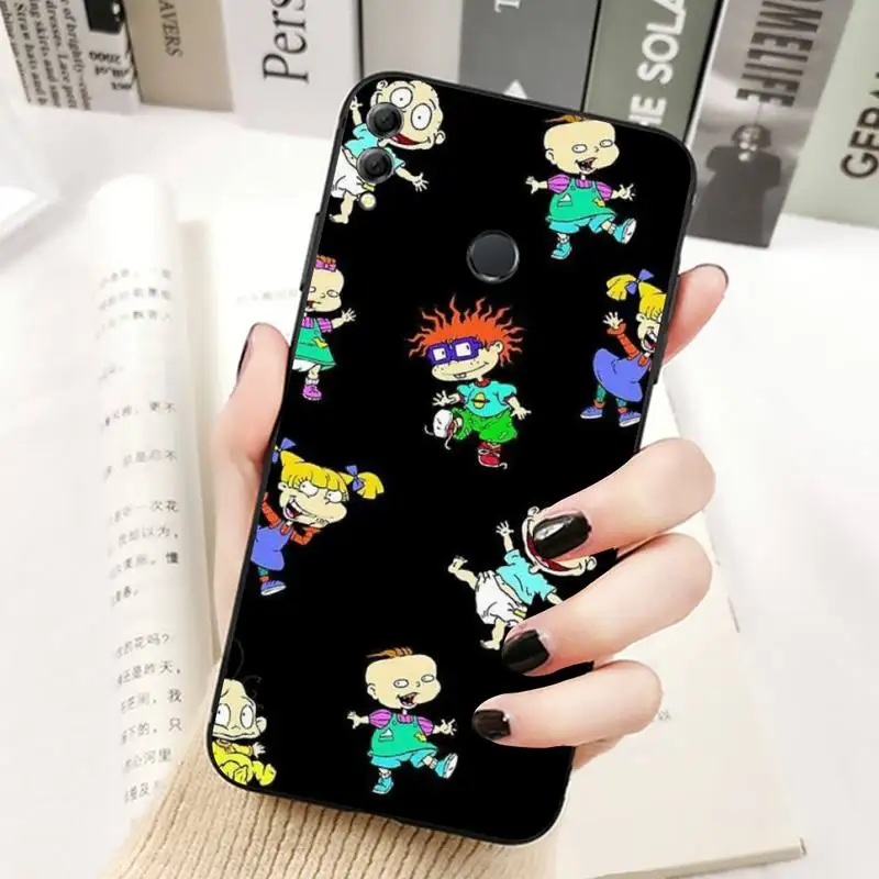 

FHNBLJ Cartoon Rugrat Phone Case for Huawei Honor 8 9 10 5A 30 20 pro lite 8X 8C