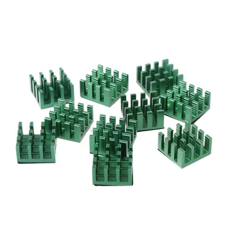 

10PCS Aluminum Heatsink Heat Radiator Cooler for Electronic Chip Computer Heat Dissipation Cooling Pads T84C