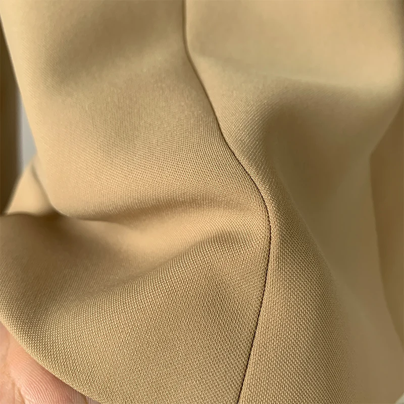 

Minimalist Classic Khaki Solid Color Notched Breasted Blazers Female Elegant Spring Fall Office Lady Bussiness Oversized Jacket