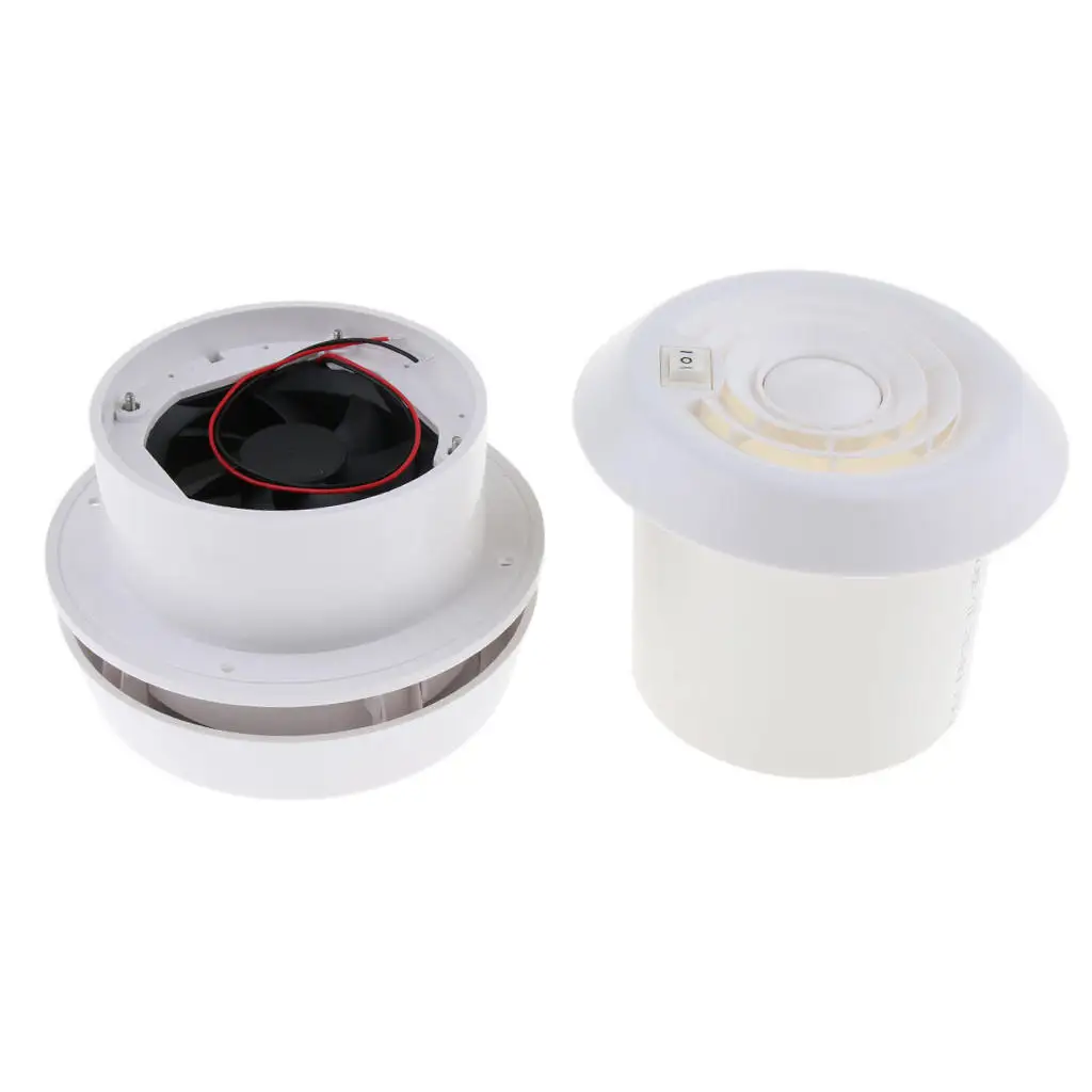 

Marine/RV/Boat Air Vent Ceiling Ventilation Fan Exhaust Blower 60CFM