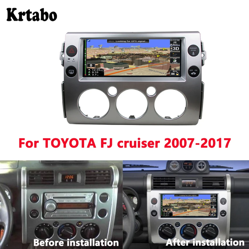 Автомобильный радиоприемник Android мультимедийный плеер 4G RAM для TOYOTA FJ cruiser 2007 2017 GPS