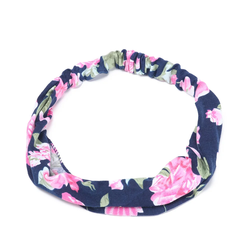 Женская широкая повязка на голову HOOH эластичная бандана в богемном стиле тюрбан