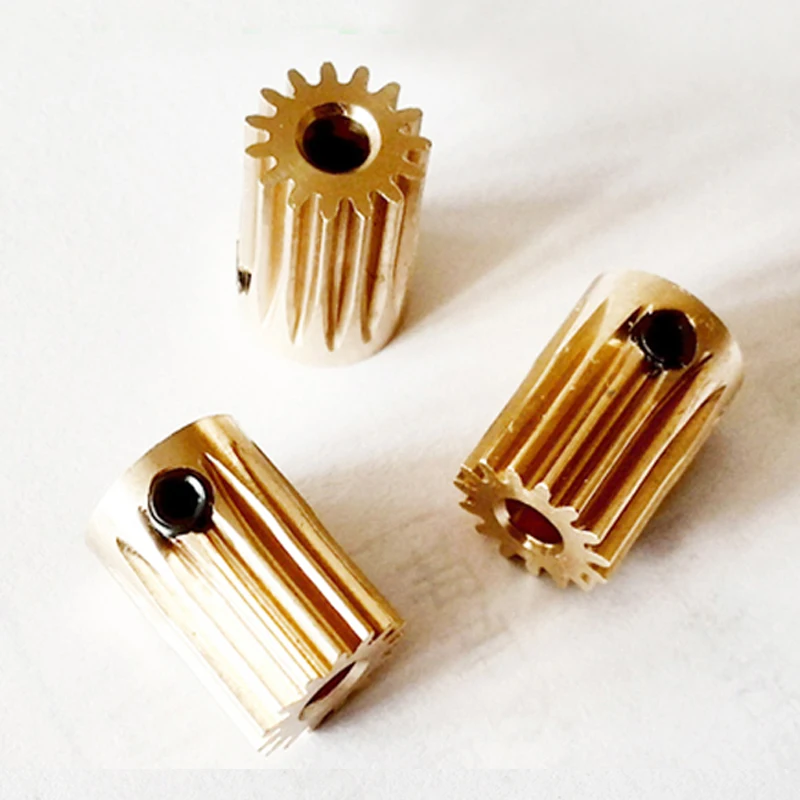 0 5 модульный латунный Шестеренчатый металлический двигатель микро мотор для DIY 12T
