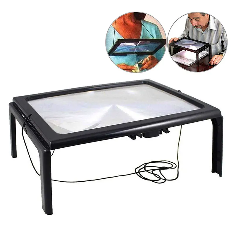 A4 большой объектив настольная линза Френеля лупа пожилых людей чтение