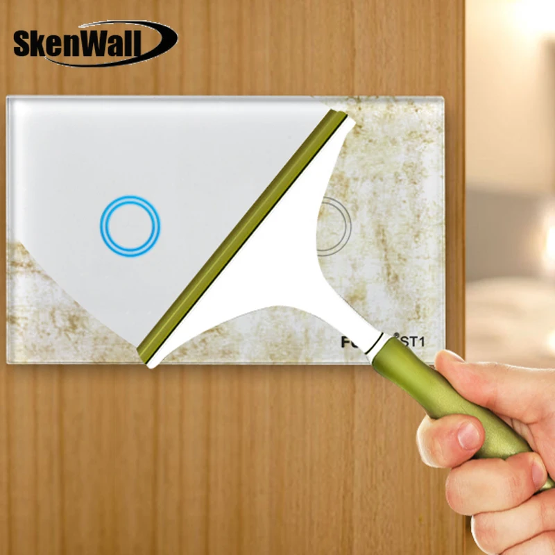 Настенный высветильник ель света черный сенсорный выключатель роскошная панель