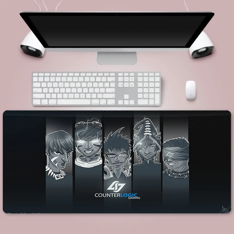 

Mouse Pad Anime Mousepad Gamer 80x30cm Kawaii XL Locking Edge Laptop Notebook Desk Mat Counter Logic Gaming