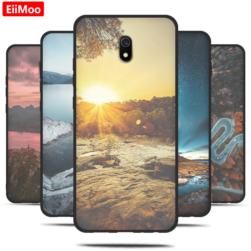 Чехол для Xiaomi Redmi 8A мягкий ТПУ тонкий силиконовый матовый черный чехол 8 A 6 22 |