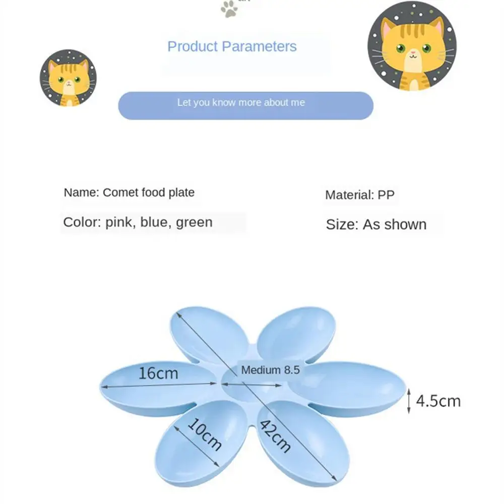 2020 портативные Миски Для Кормления Собаки 6 Соединенные миски для маленьких