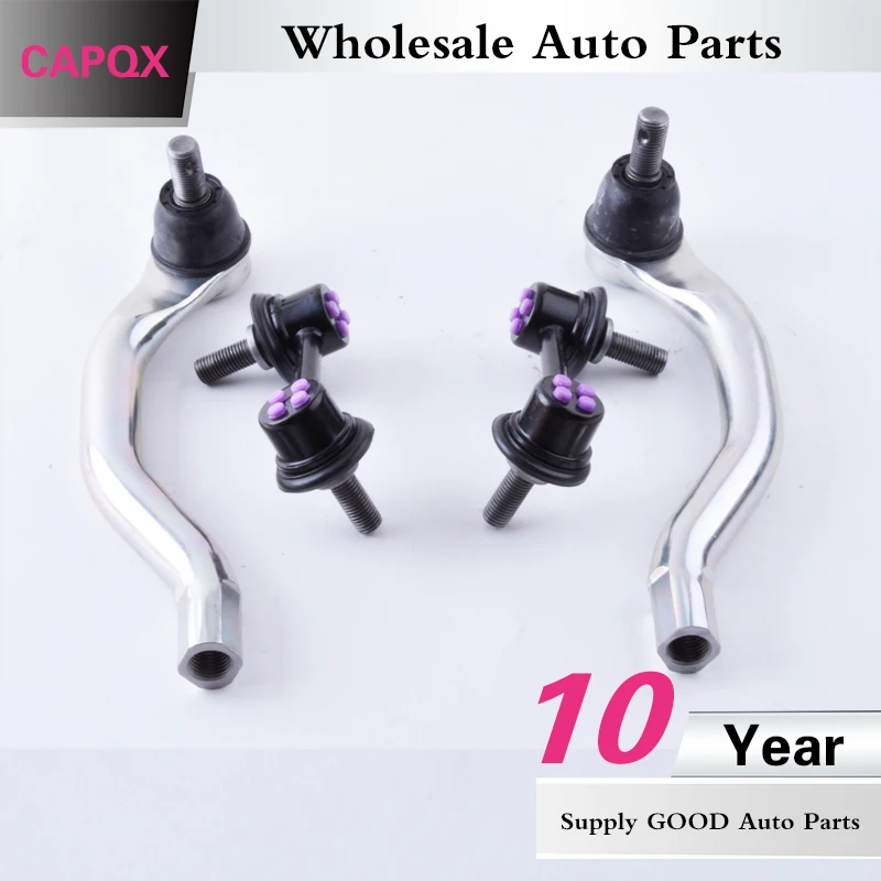 CAPQX 4 шт. наконечник рулевой тяги и передний стабилизатор связи для HONDA CIVIC FA1 FD1 FD2