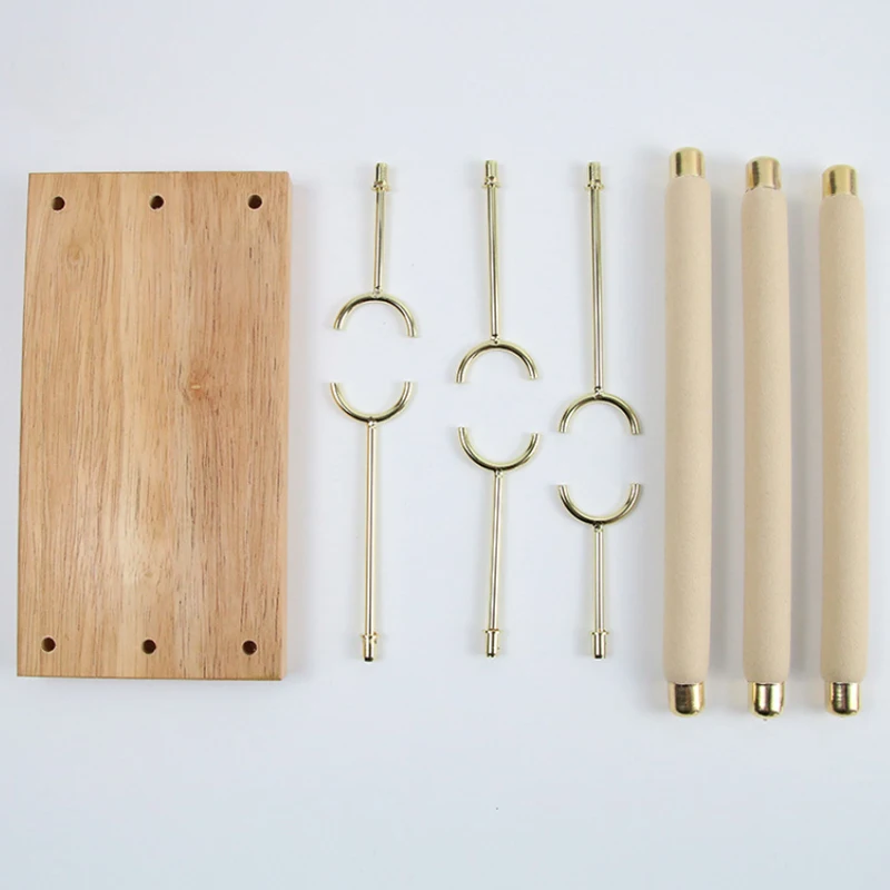 Wooden Jewelry Display Stand Ring Holder T-Bar Display Bracelets Anklets Jewelry Display Stand Packaging Jewelry Tool