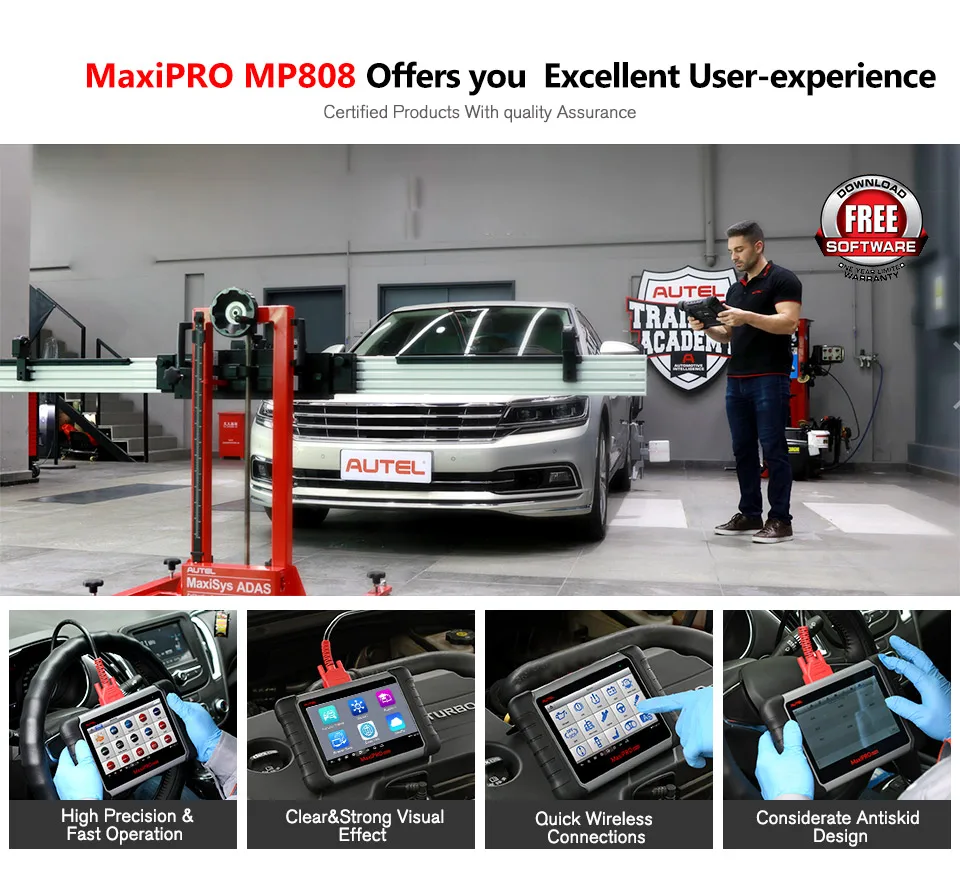 Autel MaxiPro MP808 диагностический инструмент PK DS808 DS708 Maxisys MS906 Автомобильный сканер сброса услуги ключ кодирования OBD OBD2 сканер