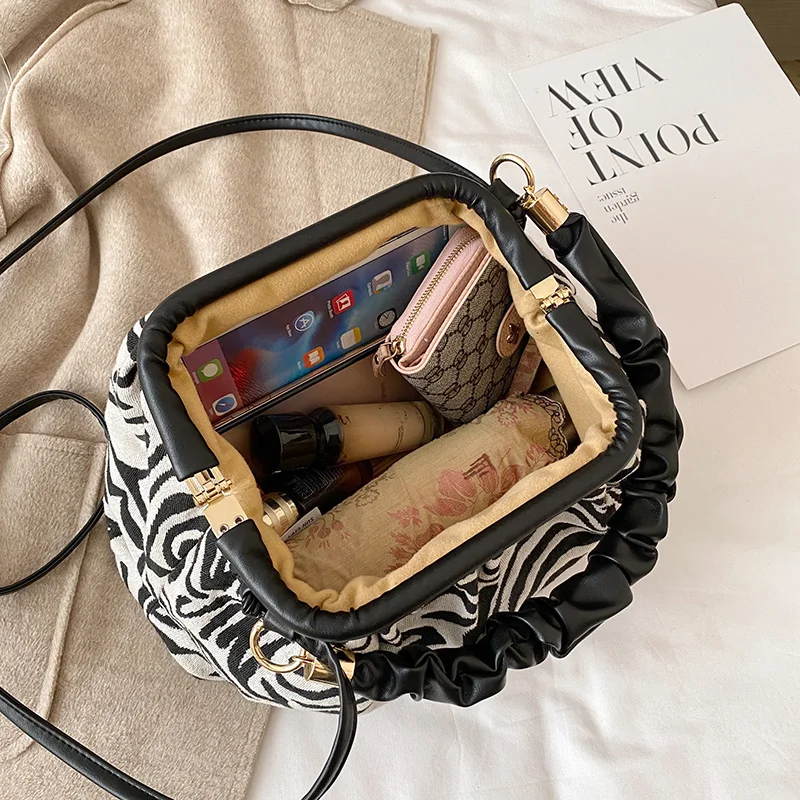 

for Embroidered Canvas Women Clutch Crossbody 2021 Bags Winter Branded Shoulder Bag Trend Women's Luxury Handbags and Purses