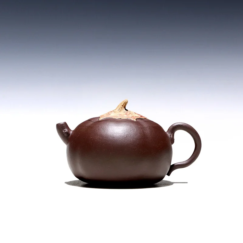 

Not as well joy pot 】 yixing recommended all hand purple clay teapot thin foetus bionic pot pepino 150 cc