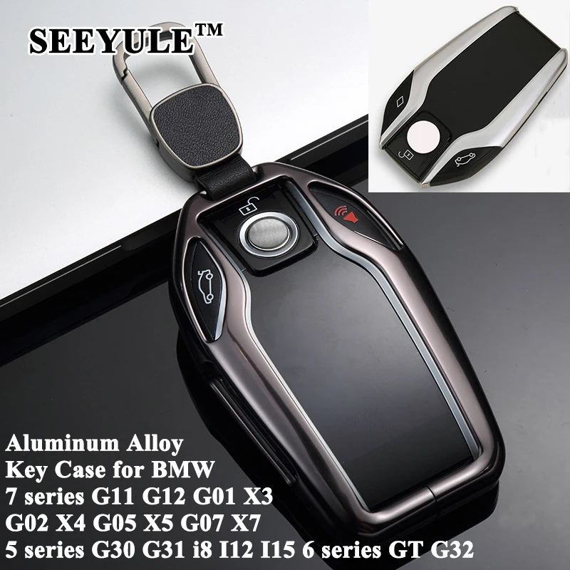 

1 шт. Автомобильный светодиодный дисплей чехол для ключей аксессуары для BMW 5 6 7 серии G11 G12 G30 G31 G32 X3 G01 X4 G02 X5 G05 X7 G07 i8 I12 I15