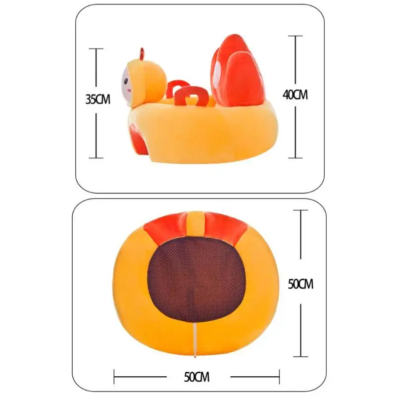 Baby Sofa Support Seat Cover Learning To Sit Seat Feeding Chair Cover Kids Sofa Skin for Infant Toddler Nest Puff Without Cotton