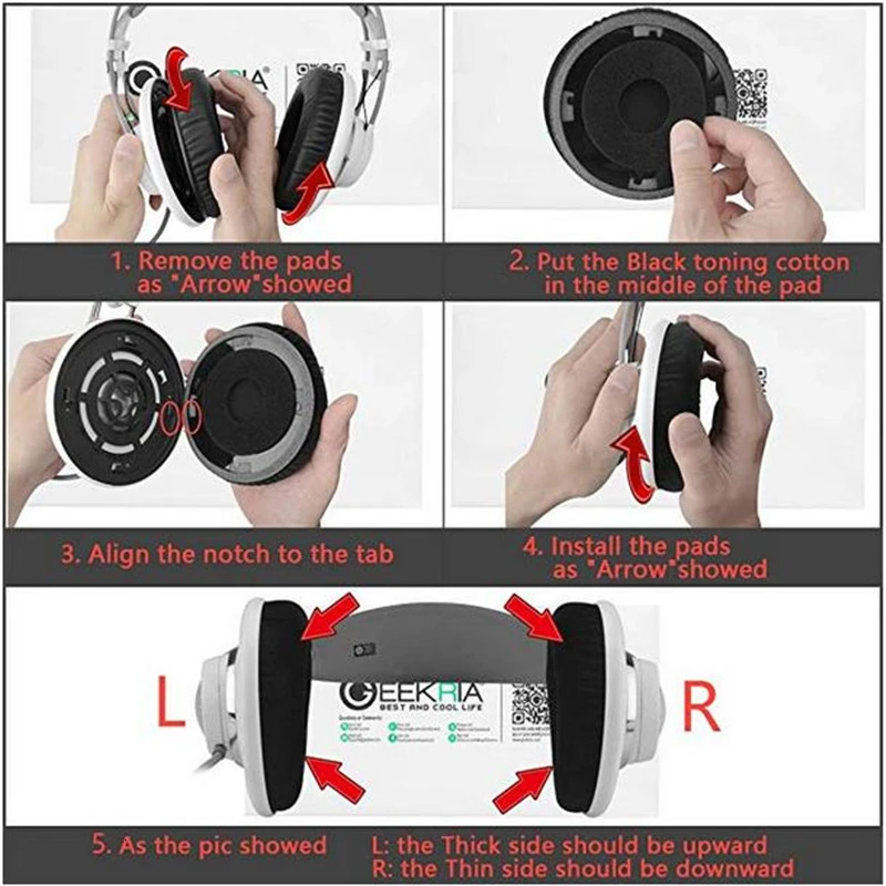 Сменные амбушюры для наушников AKG K701 K601 Q701 Q702 K612 из пены с эффектом памяти FlannelLeather