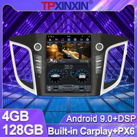 4128g for hyundai creta ix25 2016 2019 android 9 tesla screen car stereo radio px6 multimedia viedo player gps navi carplay