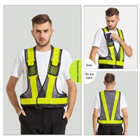 adjustable cycling safety reflective vest outdoor bicycle safety vests bike accessories for traffic night work security running