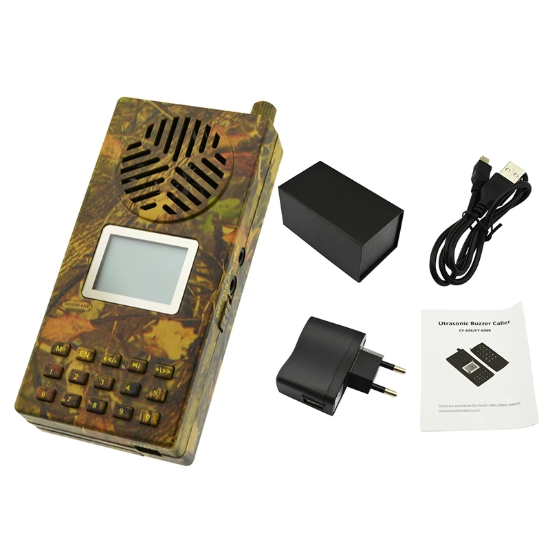 Охотничьи звуки приманка 12 В Громкий динамик для охотничьей птицы mp3 плеер