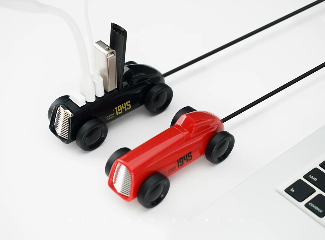 Xiaomi Bcase винтажный Автомобильный дизайн USB 2,0 концентратор разветвитель расширитель адаптер 4 порта Hab для телефона/U диск/беспроводная мышь/usb зарядка