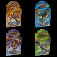48pcs cards per random box new pokemon card english vmax shining fates ptcg battle collection card box kids toy gift