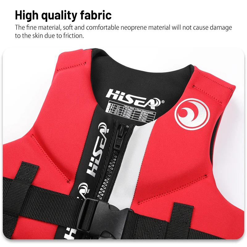 HISEA life jacket professional children's high buoyancy vest for drifting boats sea fishing swimming snorkeling and airship | Спорт и