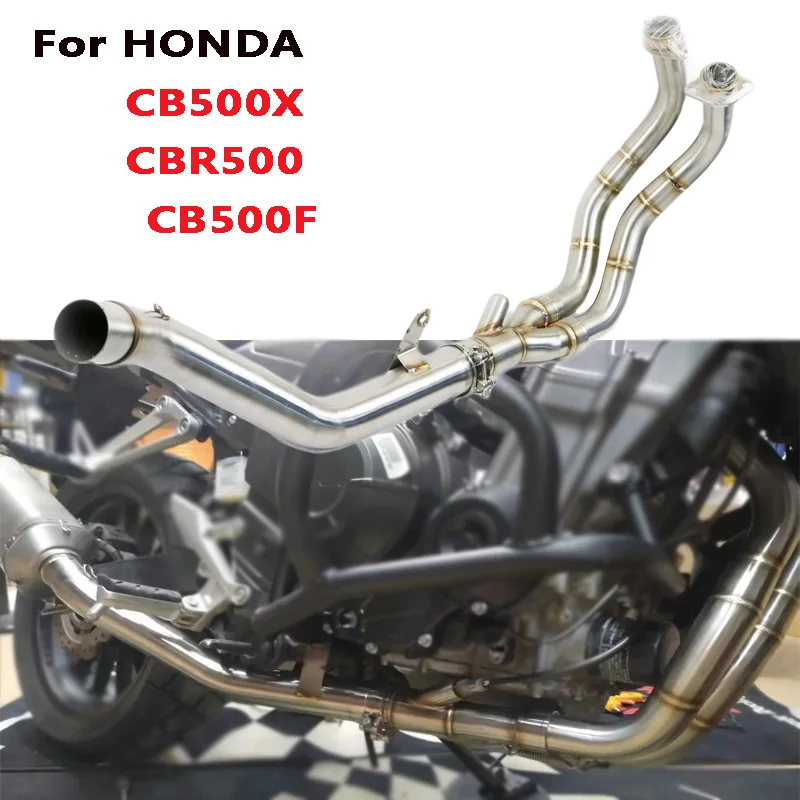 Для HONDA CB500X CBR500 CB500F выхлопная труба мотоцикла неразрушающая установка из