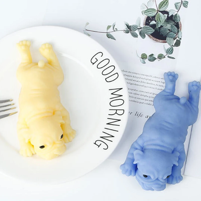 Милый щенок против стресса мягкая игрушка мопс забавные Веселые милые игрушки