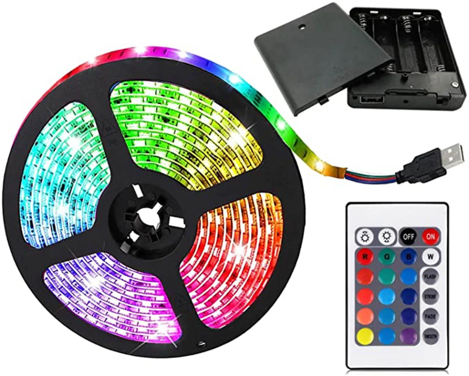 

LED Strips Lights Bluetooth Luces Led RGB 5050 SMD 2835 Flexible Waterproof Tape Diode 5M 10M 15M DC 12V Remote Control+Adapter