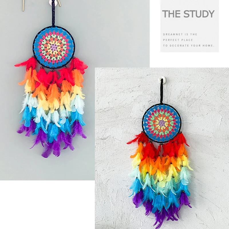 Декоративные плетеные светильники Ловец снов украшение в виде загадки для