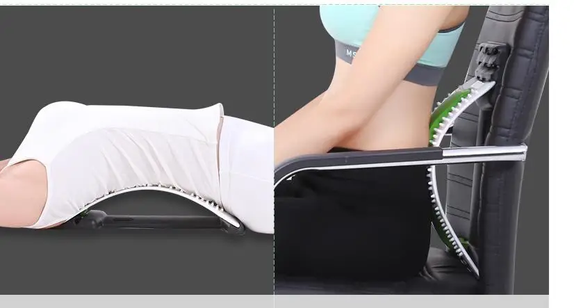 Magic Acupuncture Moxibustion Back Massage Fitness Equipment Relax Mate Stretcher Lumbar Support Spine Pain Relief Chiropractic | Красота и