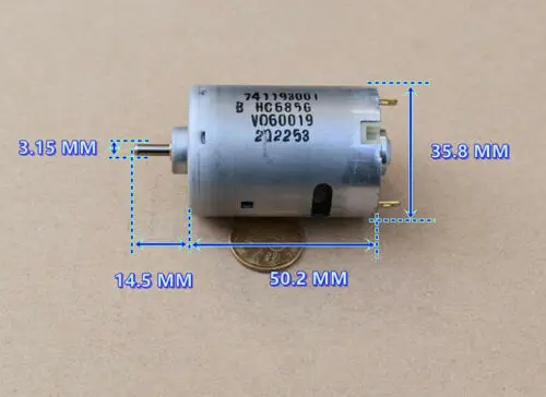 Высокоскоростной охлаждающий вентилятор JOHNSON HC685G для электродрели с передним