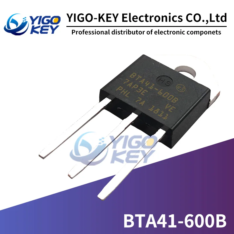 

50Pcs BTA41-600B TO-3P BTA41-600 TO3P BTA41600B 41-600B New and Original IC